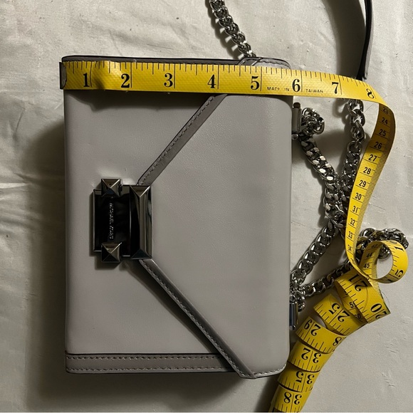 Michael Kors Mini Whitney Grey Crossbody Bag - Picture 14 of 15